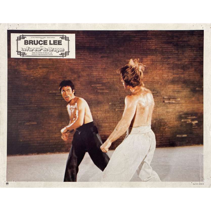 LA FUREUR DU DRAGON Photo de film N06 - 21x30 cm. - 1974 - Chuck Norris, Bruce Lee