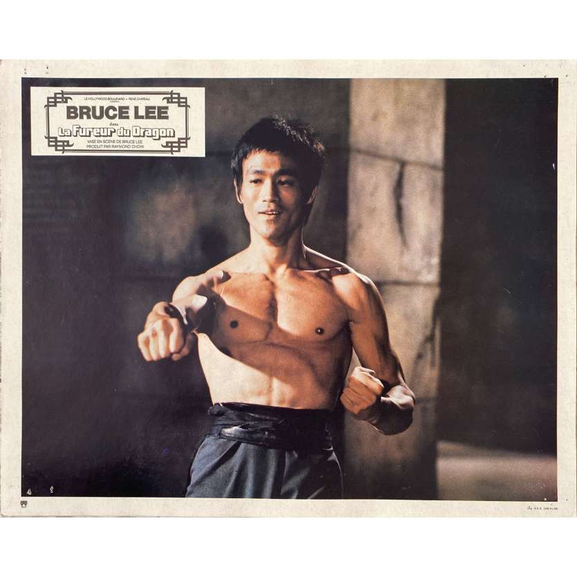 THE WAY OF THE DRAGON Original Lobby Card N07 - 9x12 in. - 1974 - Bruce Lee, Chuck Norris