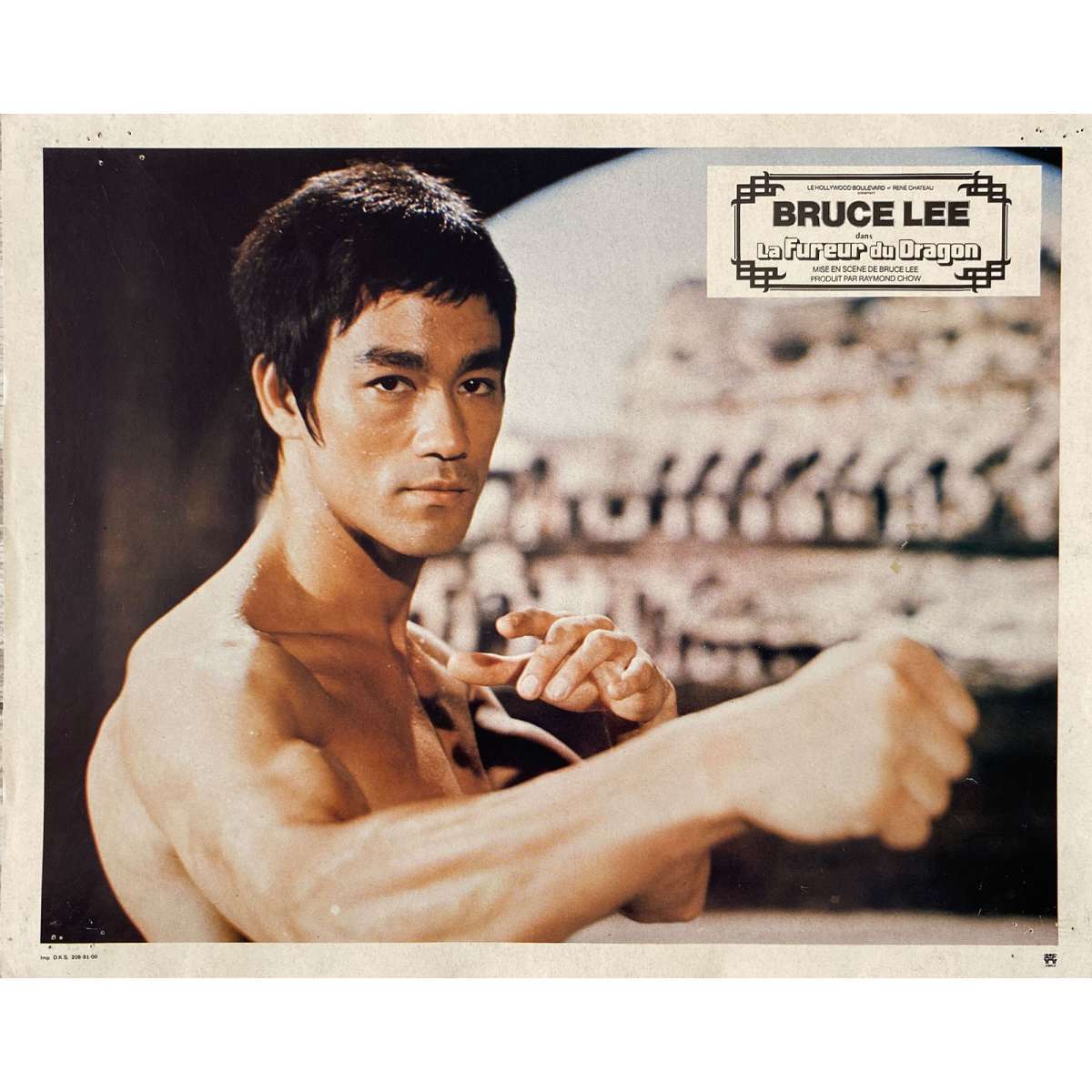 Affiche De Cinéma Reproduction - La Fureur Du Dragon (Bruce Lee) - CPM