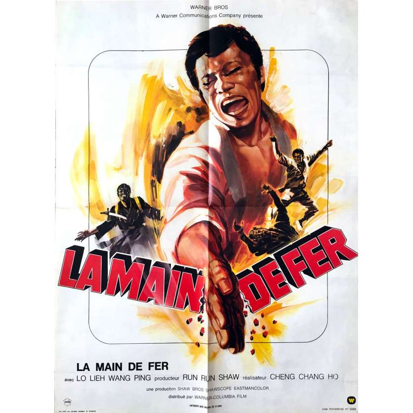 FIVE FINGERS OF DEATH Movie Poster - 23x32 in. - 1972 - Chang Ho Cheng, Lieh Lo