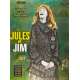 JULES ET JIM Affiche de film120x160 cm - 1962/R1970 - Jeanne Moreau, François Truffaut