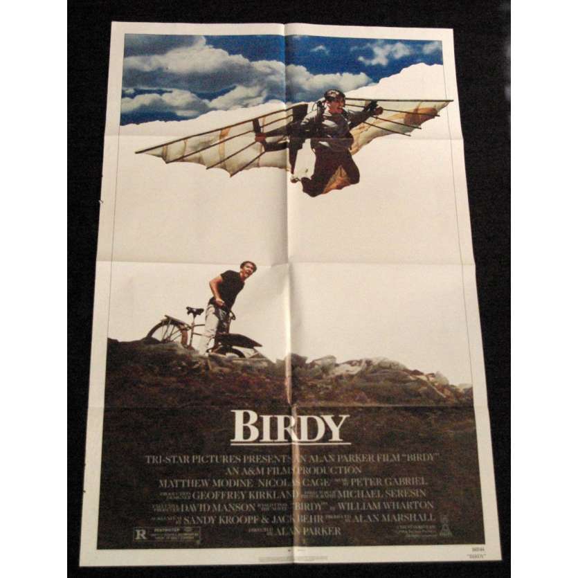 BIRDY Affiche US '85 Alan Parker, Nicolas Cage Vintage Movie Poster