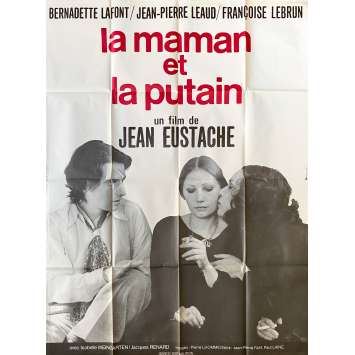 THE MOTHER AND THE WHORE Original Movie Poster- 47x63 in. - 1973 - Jean Eustache, Jean-Pierre Léaud