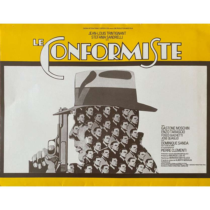 LE CONFORMISTE Synopsis- 24x30 cm. - 1970 - Jean-louis Trintignant, Bernardo Bertolucci