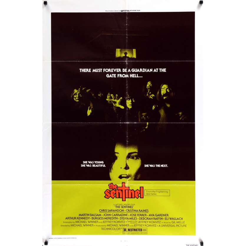 LA SENTINELLE DES MAUDITS Affiche de film69x104 - 1977 - Cristina Raines, Michael Winner