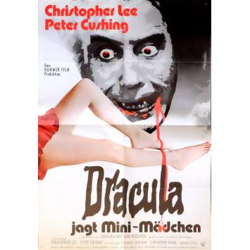 DRACULA A.D. 1972 German Movie Poster47x63 - 1972 - Alan Gibson, Christopher Lee