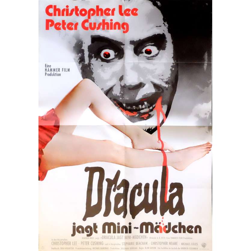 DRACULA 73 Affiche de film59x84 - 1972 - Christopher Lee, Hammer