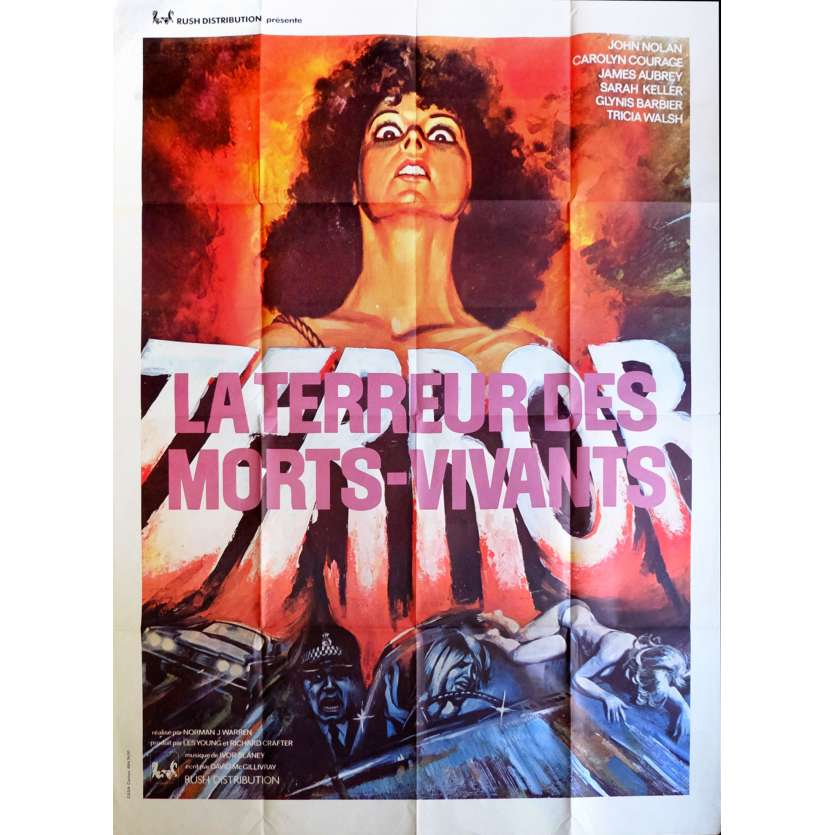 TERROR French Movie Poster47x63 - 1978 - Norman J. Warren, John Nolan