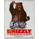 GRIZZLY LE MONSTRE DE LA FORET Synopsis- 21x30 cm. - 1976 - Christopher George, William Girdler