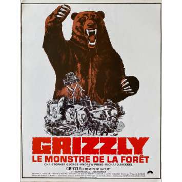 GRIZZLY LE MONSTRE DE LA FORET Synopsis- 21x30 cm. - 1976 - Christopher George, William Girdler