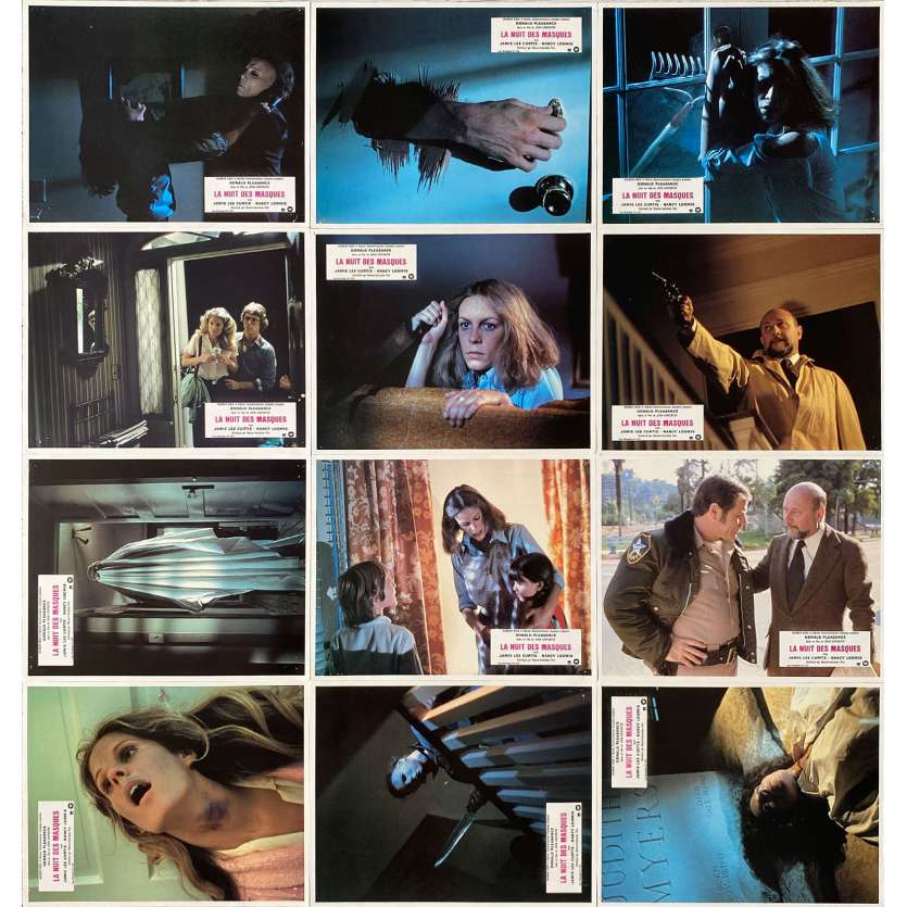 HALLOWEEN LA NUIT DES MASQUES Photos de film x12 - 21x30 cm. - 1978 - Jamie Lee Curtis, John Carpenter