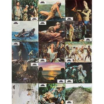 SLAVE OF THE CANNIBAL GOD Original Lobby Cards x15 - 9x12 in. - 1978 - Sergio Martino, Ursula Andress
