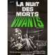 LA NUIT DES MORTS VIVANTS Affiche de film- 120x160 cm. - 1968 - Duane Jones, George A. Romero