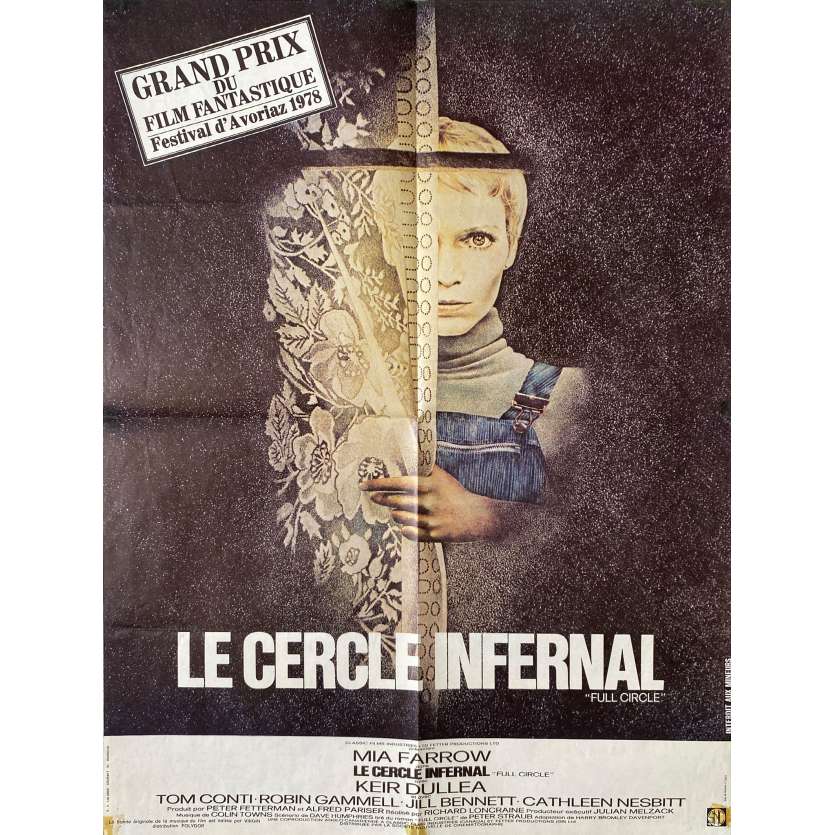 LE CERCLE INFERNAL (77) Affiche de film- 60x80 cm. - 1977 - Mia Farrow, Richard Loncraine