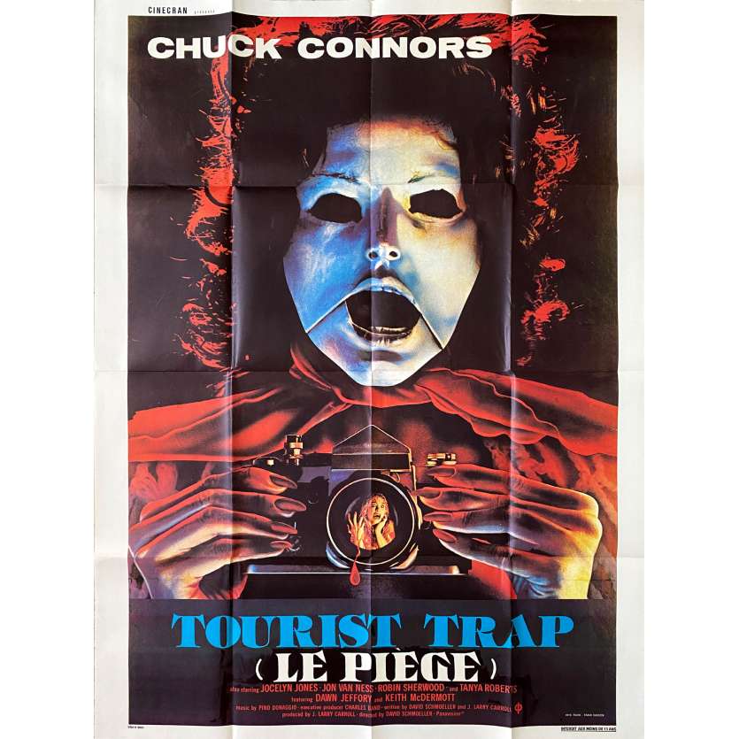 TOURIST TRAP Original Movie Poster- 47x63 in. - 1979 - David Schmoeller, Chuck Connors