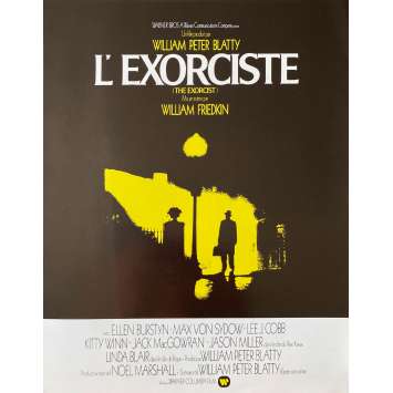 THE EXORCIST Original Herald- 9x12 in. - 1974 - William Friedkin, Max Von Sidow