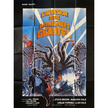 THE GIANT SPIDER INVASION Original Movie Poster- 47x63 in. - 1975 - Bill Rebane, Steve Brodie
