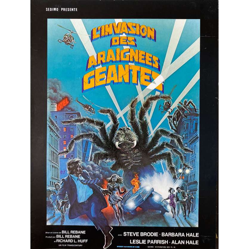 L'INVASION DES ARAIGNEES GEANTES Synopsis 2p - 21x30 cm. - 1975 - Steve Brodie, Bill Rebane