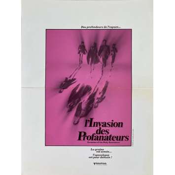 L'INVASION DES PROFANATEURS Synopsis- 21x30 cm. - 1978 - Donald Sutherland, Philip Kaufman