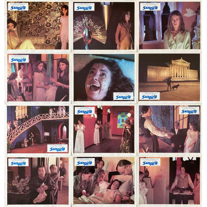 SUSPIRIA Photos de film x12 - 21x30 cm. - 1977 - Jessica Harper, Dario Argento