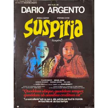 SUSPIRIA Original Herald- 12x15 in. - 1977 - Dario Argento, Jessica Harper SUSPIRIA Original Herald- 12x15 in. - 1977 - Dario Argento, Jessica Harper