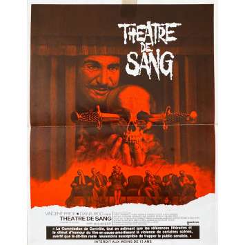 THEATER OF BLOOD Original Herald- 9x12 in. - 1973 - Douglas Hickox, Vincent Price