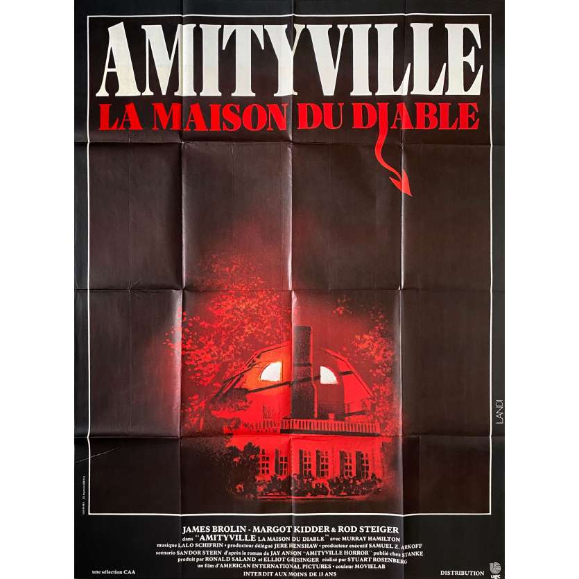 THE AMITYVILLE HORROR Original Movie Poster- 47x63 in. - 1979 - Stuart Rosenberg, James Brolin