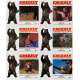 GRIZZLY Original Lobby Cards x14 - 9x12 in. - 1976 - William Girdler, Christopher George