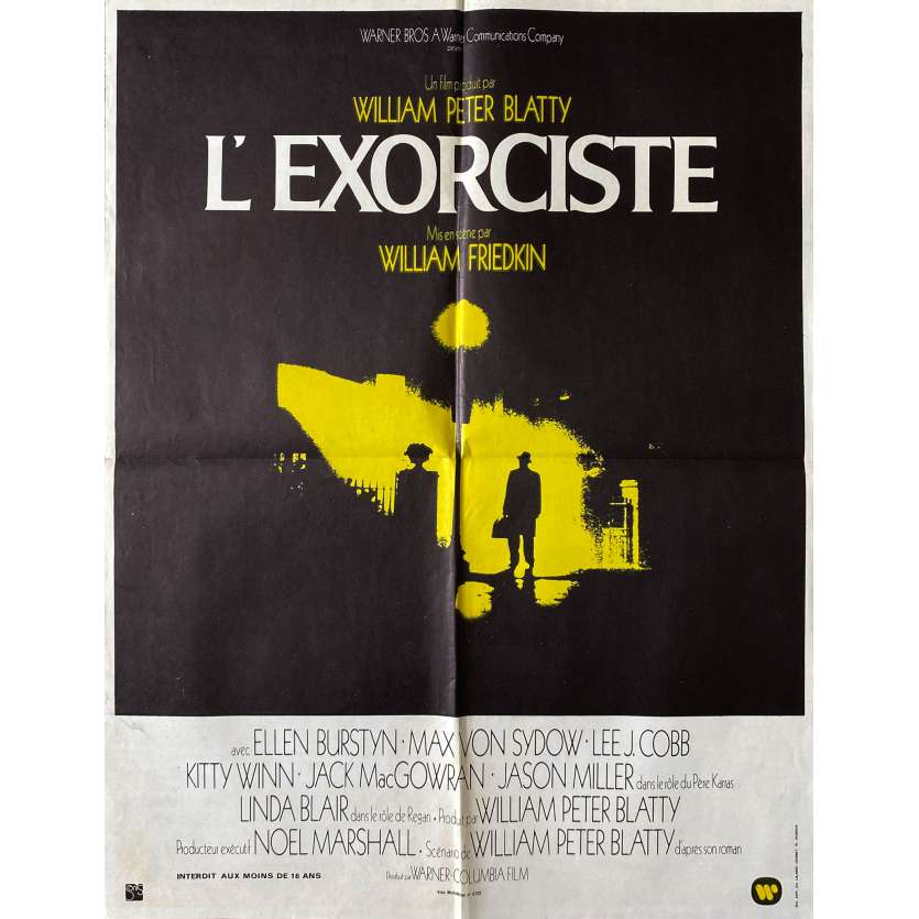 THE EXORCIST Original Movie Poster- 23x32 in. - 1974 - William Friedkin, Max Von Sidow