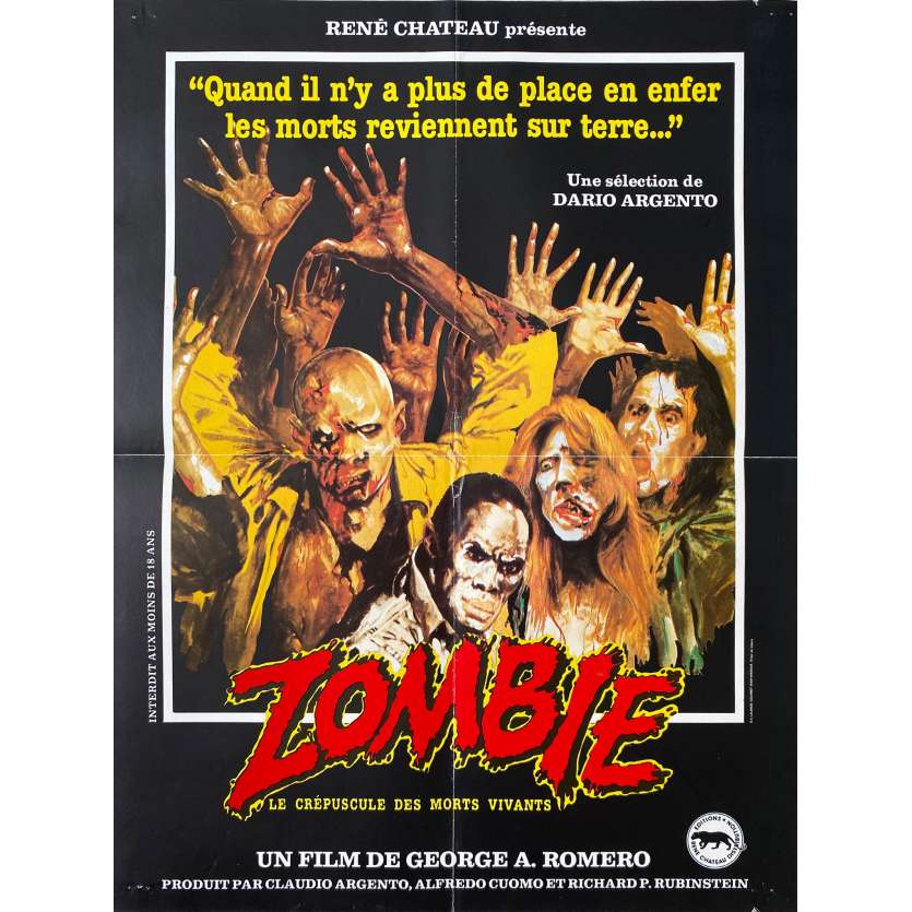 DAWN OF THE DEAD Original Movie Poster- 15x21 in. - 1979 - George A. Romero, Tom Savini