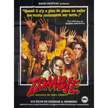 ZOMBIE Affiche de film- 120x160 cm. - 1979 - Tom Savini, George A. Romero ZOMBIE Affiche de film- 120x160 cm. - 1979 - Tom Savini, George A. Romero