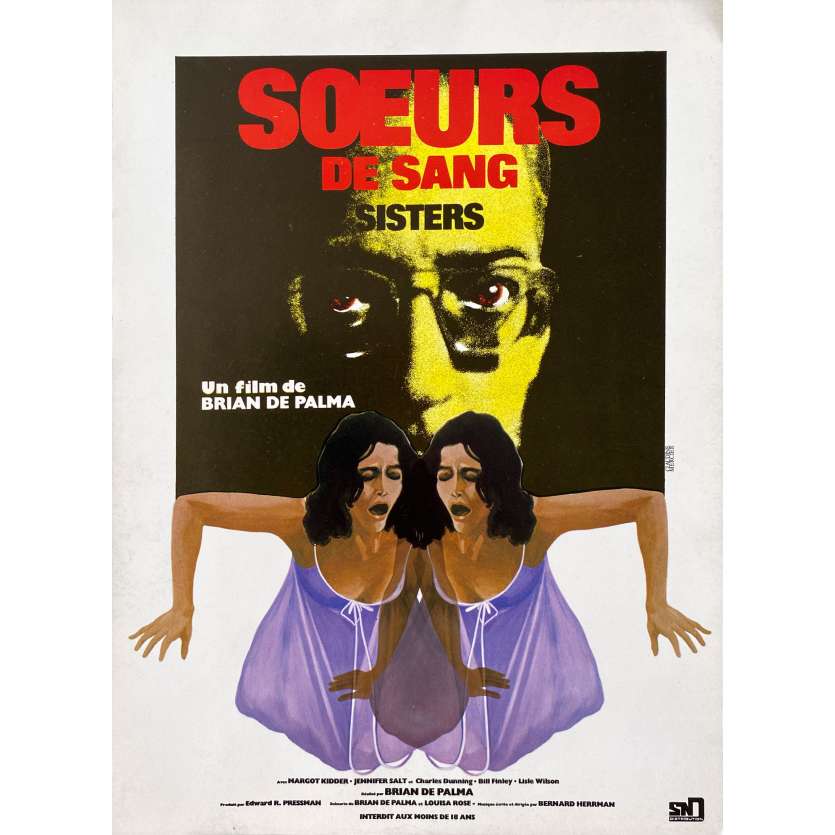 SOEURS DE SANG Synopsis- 21x30 cm. - 1970 - Margot Kidder, Brian de Palma