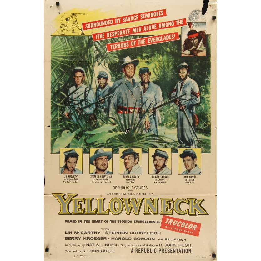 YELLOWNECK US 1sh Movie Poster - 1955 - Lin McCarty