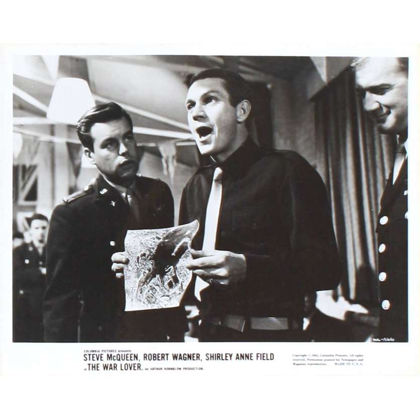 L'HOMME QUI AIMAIT LA GUERRE Photo de presse 20x25 - US 1962 - Steve McQueen, Robert Wagner