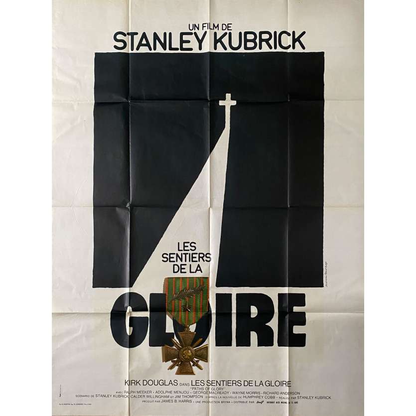 PATH OF GLORY Movie Poster - 47x63 in. - 1957 - Stanley Kubrick, Kirk Douglas