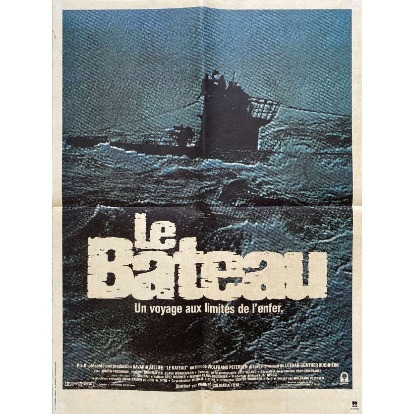 LE BATEAU Affiche de film40x60 cm - 1981 - Das Boot, Wolfgang Petersen