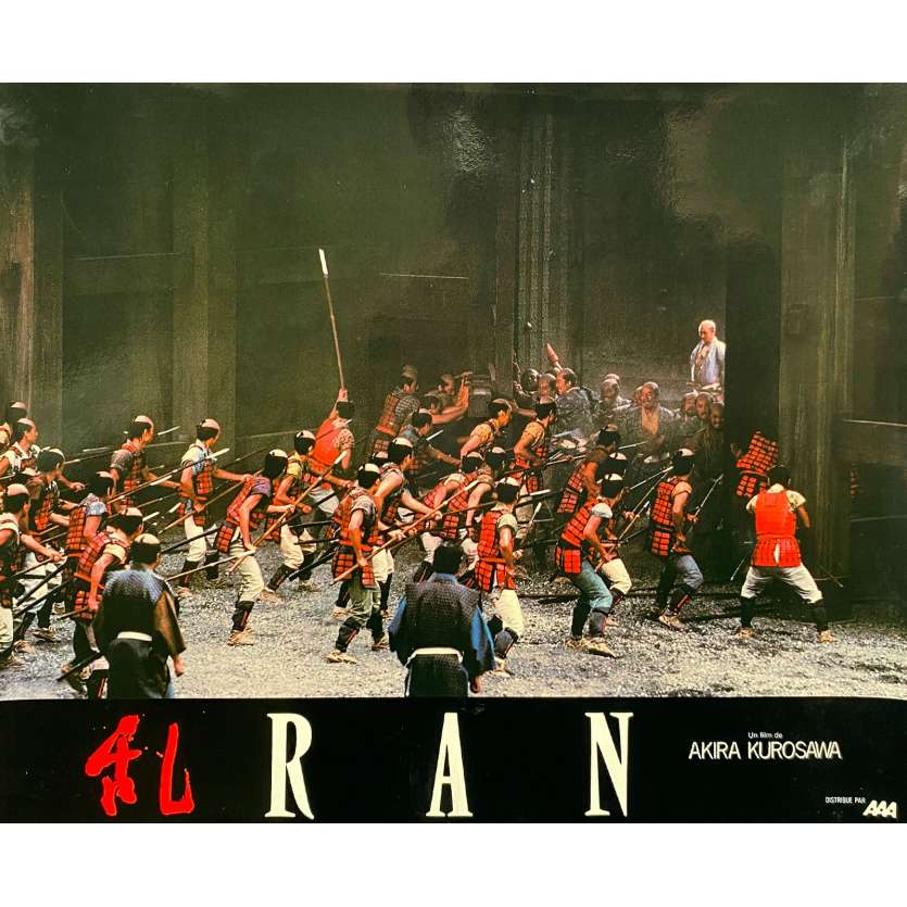 RAN Photo de film N07 - 24x30 cm. - 1985 - Tatsuya Nakadai, Akira Kurosawa