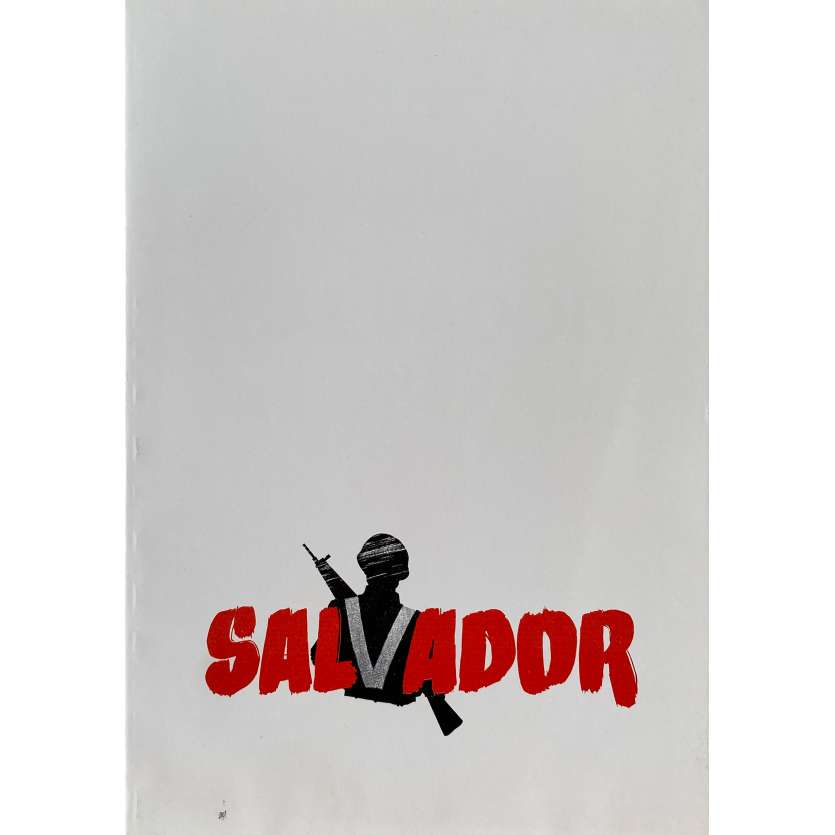 SALVADOR Original Pressbook 16p - 9x12 in. - 1986 - Oliver Stone, James Woods