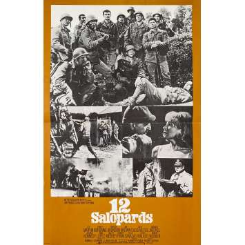 LES 12 SALOPARDS Synopsis- 21x30 cm. - 1967 - Lee Marvin, Robert Aldrich