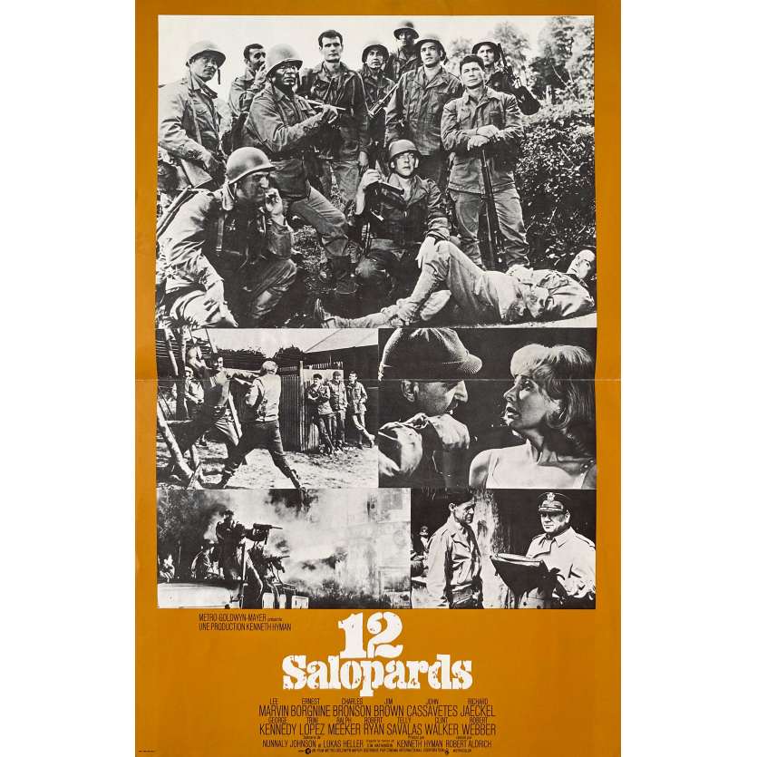 LES 12 SALOPARDS Synopsis- 21x30 cm. - 1967 - Lee Marvin, Robert Aldrich