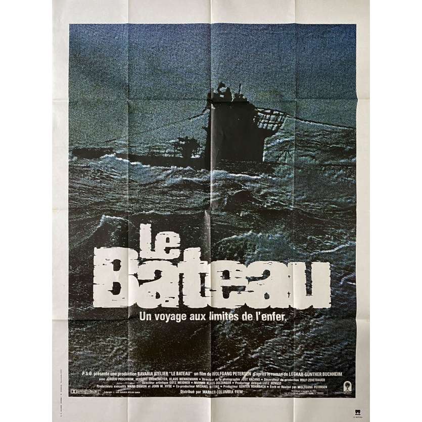 LE BATEAU Affiche de film- 120x160 cm. - 1981 - Jürgen Prochnov, Wolfgang Petersen