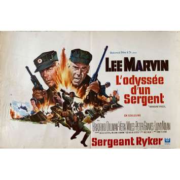 L'ODYSSEE D'UN SERGENT Affiche de film- 35x55 cm. - 1968 - Lee Marvin, Buzz Kulik
