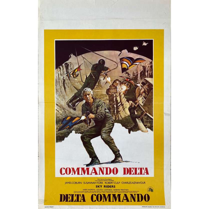 THE DELTA FORCE Original Movie Poster- 14x21 in. - 1986 - Menahem Golam, Chuck Norris, Lee Marvin