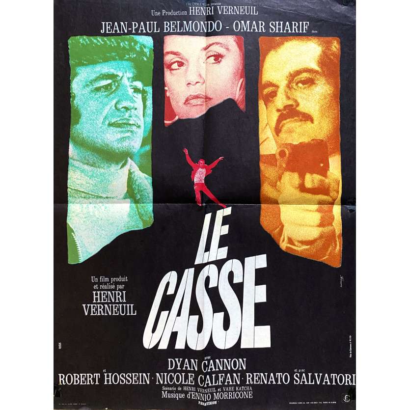 LE CASSE Affiche de film- 40x60 cm. - 1971 - Jean-Paul Belmondo, Henri Verneuil