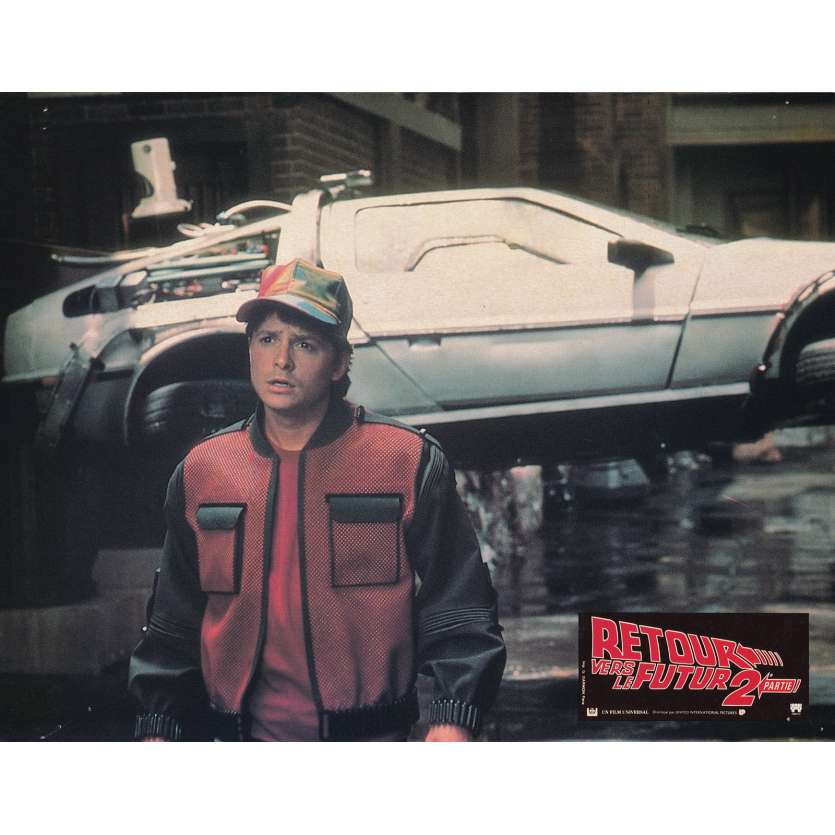 BACK TO THE FUTURE II Original Lobby Card N02 - 9x12 in. - 1989 - Robert Zemeckis, Michael J. Fox