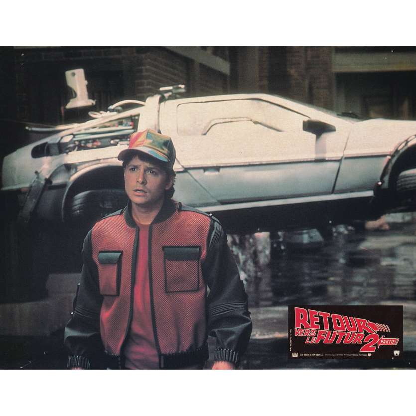 BACK TO THE FUTURE II Original Lobby Card N02 - 9x12 in. - 1989 - Robert Zemeckis, Michael J. Fox