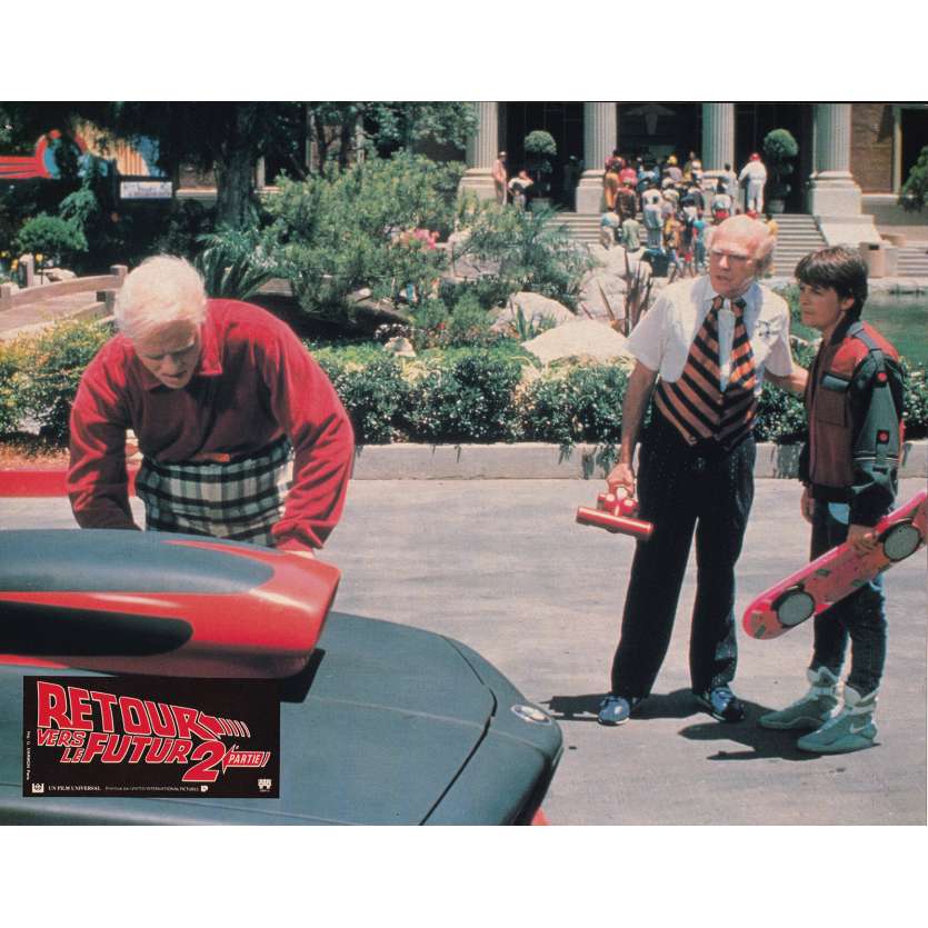 BACK TO THE FUTURE II Original Lobby Card N03 - 9x12 in. - 1989 - Robert Zemeckis, Michael J. Fox