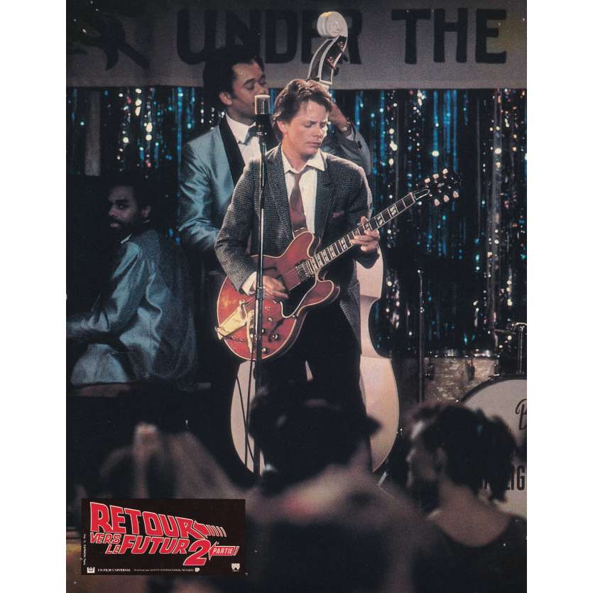 BACK TO THE FUTURE II Original Lobby Card N07 - 9x12 in. - 1989 - Robert Zemeckis, Michael J. Fox