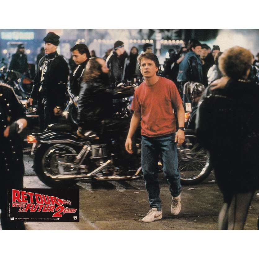 BACK TO THE FUTURE II Original Lobby Card N08 - 9x12 in. - 1989 - Robert Zemeckis, Michael J. Fox