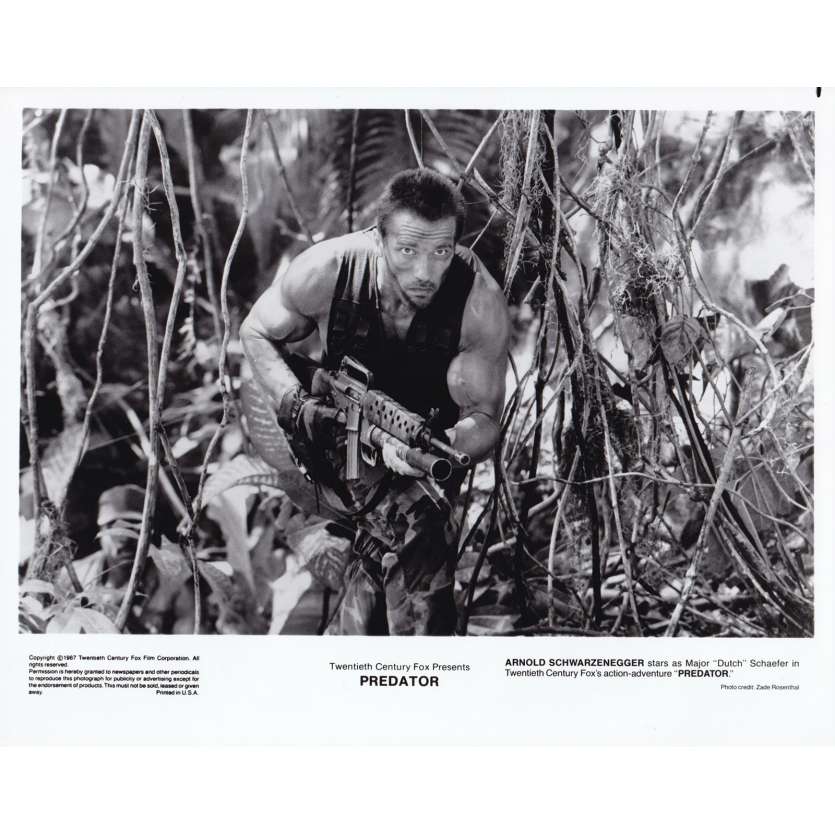 PREDATOR Original Movie Still N01 - 8x10 in. - 1987 - John McTiernan, Arnold Schwarzenegger